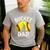 Retro Daddy Bucket Dad Softball Girl Men's Casual T-Shirt Sport Grey Retro Daddy Bucket Dad Softball Girl Men's Casual T-Shirt Sport Grey