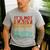 Retro Fathers Day Not Easy Being My Wifes Stud Muffin Dad Men's Casual T-Shirt Sport Grey