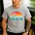 Retro Sasquatch Lover Doxie Wiener Dog Walker Bigfoot Walking a Dog Dachshund Weiner Dog Dad Weenie Small Men's Casual T-Shirt Sport Grey
