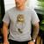 Scottish Fold Cat Pocket Cat Mom Cat Dad Cat Lover Men's Casual T-Shirt Sport Grey