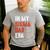 In My Sigma Dad Era Meme Alpha Male Sigma Daddy Father Men's Casual T-Shirt Sport Grey