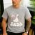 Silly Dada Silly Goose Dad Birthday Family Matching Party Men's Casual T-Shirt Sport Grey