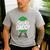 Smoke Daddy Green Egg Pitmaster Dad Tshirt BBQ Grill Men's Casual T-Shirt Sport Grey