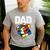 Speed Cubing Dad Puzzle Cuber Cube Kids Men's Casual T-Shirt Sport Grey