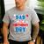 Spider Web Dad Of The Birthday Boy Men's Casual T-Shirt Sport Grey