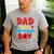 Spider Web Family Matching Dad Of The Birthday Boy Men's Casual T-Shirt Sport Grey