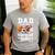 Sports Dad Of The Birthday Baller Sports Family Party Men's Casual T-Shirt Sport Grey