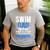 Swim Dad Swimming Dad Of A Swimmer Dad Swim Father Men's Casual T-Shirt Sport Grey