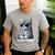 Tabby Daddy Cat Dad Graphic Grey Tabby Cat Lover Men's Casual T-Shirt Sport Grey