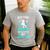 Never Thought I'd Be Wearing a Mermaid Dad Small Men's Casual T-Shirt Sport Grey