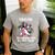 Unicorn Dad Girl Birthday Party Clothing Papacorn Men's Casual T-Shirt Sport Grey