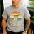 Vintage Chihuahua Dad Dog Lovers Father's Day Tee Men's Casual T-Shirt Sport Grey