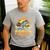 Vintage Father's Day Fishing Full Time Dad Part Time Hooker Men's Casual T-Shirt Sport Grey