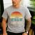 Vintage Lion Dad Father Grandpa Father's Day Men's Casual T-Shirt Sport Grey
