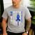 I Wear Blue For My Dad Colon Cancer Awareness Blue USA Flag Men's Casual T-Shirt Sport Grey