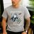Wizard Dragon Fantasy Football Player Literal Dad Joke Men's Casual T-Shirt Sport Grey