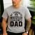 Wrestler Daddy Wrestling Dad Men's Casual T-Shirt Sport Grey