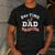 2nd Second Time Dad It's a Girl Gender Reveal Dad Of 2 Kids Men's Casual T-Shirt Dark Grey