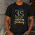 35 It's My Dad's Birthday Crown Happy 35 Years Old Men's Casual T-Shirt Dark Grey