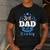 3rd Time Dad Dad Pregnancy It's a Boy Men's Casual T-Shirt Dark Grey