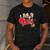 American Dad Show Logo With Family Cartoon Men's Casual T-Shirt Dark Grey