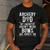 Archery Dad Dad Of An Archer Father Men's Casual T-Shirt Dark Grey