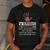 Autism Awareness Warning This Autism Dad T-Shirt Men's Casual T-Shirt Dark Grey
