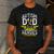Autism Dad Some People Look Up To Their Heroes Autism Men's Casual T-Shirt Dark Grey