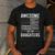 Awesome Like My Daughters Men Fathers Day Dad Men's Casual T-Shirt Dark Grey