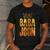 Baba Joon Persian Dad Iran Quote Iranian Fathers Day Men's Casual T-Shirt Dark Grey