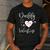 Baby Reveal Valentine Pregnancy Announce Daddy Shirt Men's Casual T-Shirt Dark Grey