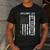 ON Back Awesome Like My Daughter Men Fathers Day Dad Men's Casual T-Shirt Dark Grey