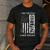 ON Back I Have Two Titles Dad Papa Fathers Day Grandpa Papa Men's Casual T-Shirt Dark Grey