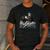 Bald Eagle Dad Mom Three Eaglet Chicks Babies In The Nest Men's Casual T-Shirt Dark Grey