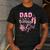 Ballerina Bday Dance Dad Of The Birthday Girl Ballet Dancer Men's Casual T-Shirt Dark Grey