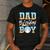 Baseball Ice Cream Drip Dad Of The Birthday Boy Baseball Men's Casual T-Shirt Dark Grey