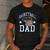 Basketball Dad Coach Sports Fan Men's Casual T-Shirt Dark Grey