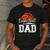 Basketball Dad Basketball Player Game Day Father's Day Men's Casual T-Shirt Dark Grey