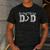 Basketball Dad TShirt Fathers Day For Daddy Papa Father Men's Casual T-Shirt Dark Grey