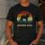 Berner Dad For Men Bernese Mountain Dog Vintage Dad Men's Casual T-Shirt Dark Grey
