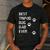 Best Tripod 3 Legged Dog Dad Novelty Dog Dad TShirt Men's Casual T-Shirt Dark Grey