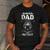 Biker Dad Like a Normal Dad Only Cooler Motorcyclist Men's Casual T-Shirt Dark Grey