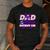 Birthday Girl Dad Of The Birthday Girl Spider Birthday Party Men's Casual T-Shirt Dark Grey