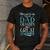 Blessed To Be Called Dad Grandpa And a Great Grandpa Men's Casual T-Shirt Dark Grey