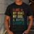 I Like My Boat Dog And Maybe 3 People Retro Sailor Dad Men's Casual T-Shirt Dark Grey