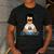 Bob's Burgers Gene Dad Portrait Men's Casual T-Shirt Dark Grey