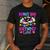 Bonus Dad Of The Birthday Girl Rolling Skate Bday Family Men's Casual T-Shirt Dark Grey