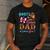 Boots Or Bows Dad Loves You Gender Reveal Daddy Men's Casual T-Shirt Dark Grey Boots Or Bows Dad Loves You Gender Reveal Daddy Men's Casual T-Shirt Dark Grey