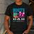 Boots Or Bows Dad Loves You Gender Reveal Party Men's Casual T-Shirt Dark Grey