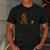 Boston Terrier Bigfoot Dog Walking Dog Mom Dad Kids Men's Casual T-Shirt Dark Grey